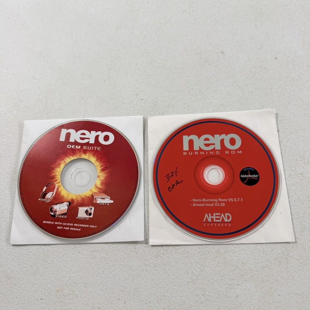 NERO OEM Suite & Burning ROM V5.5.7.1 Ahead V3.20 By AHEAD Software